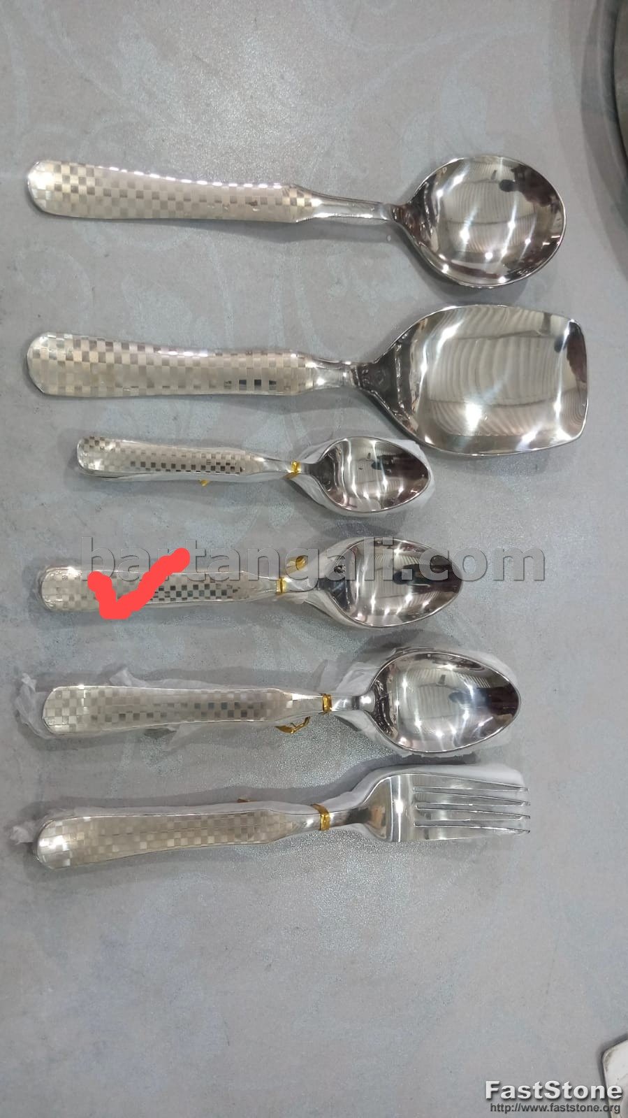 laser printed cutlery set 28 piece for 6 person - Image 3