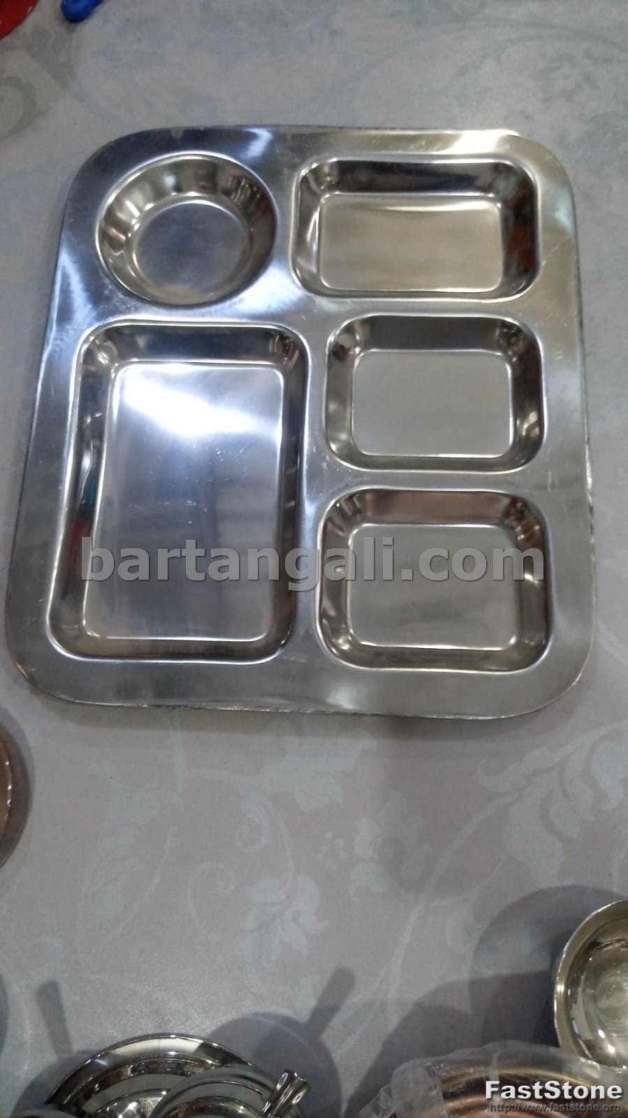stainless steel portion plate - Image 3
