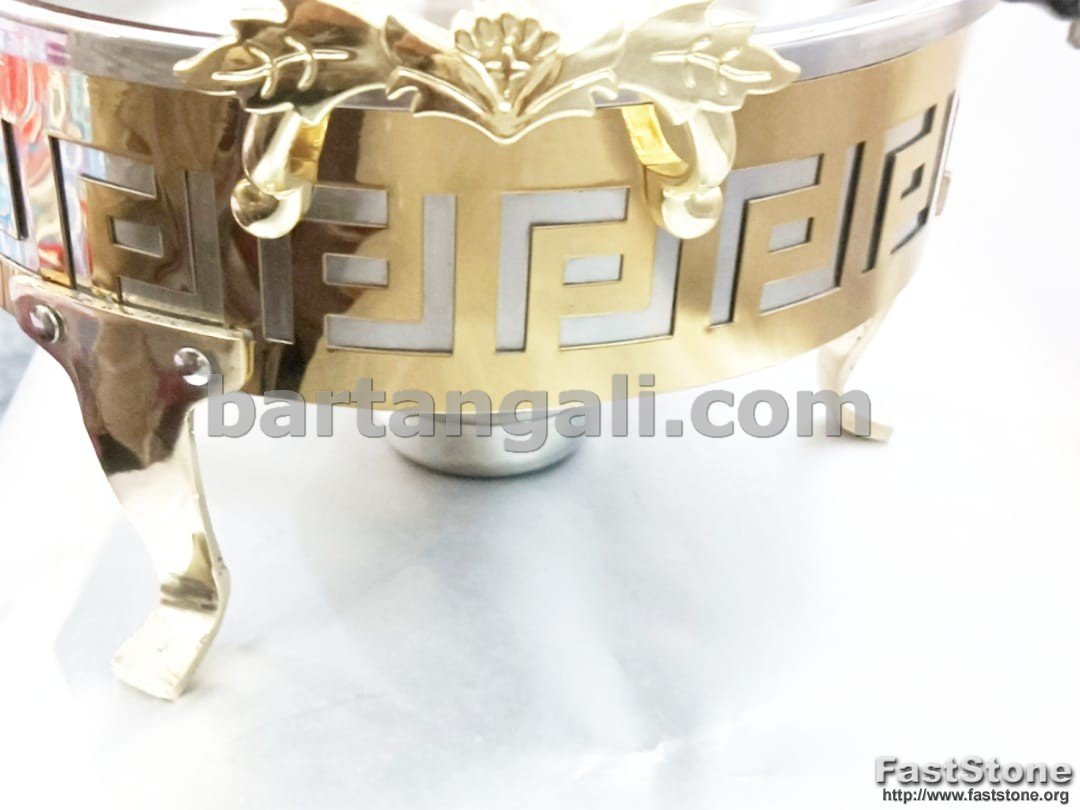 golden boffet dishes double bowl serving - Image 5