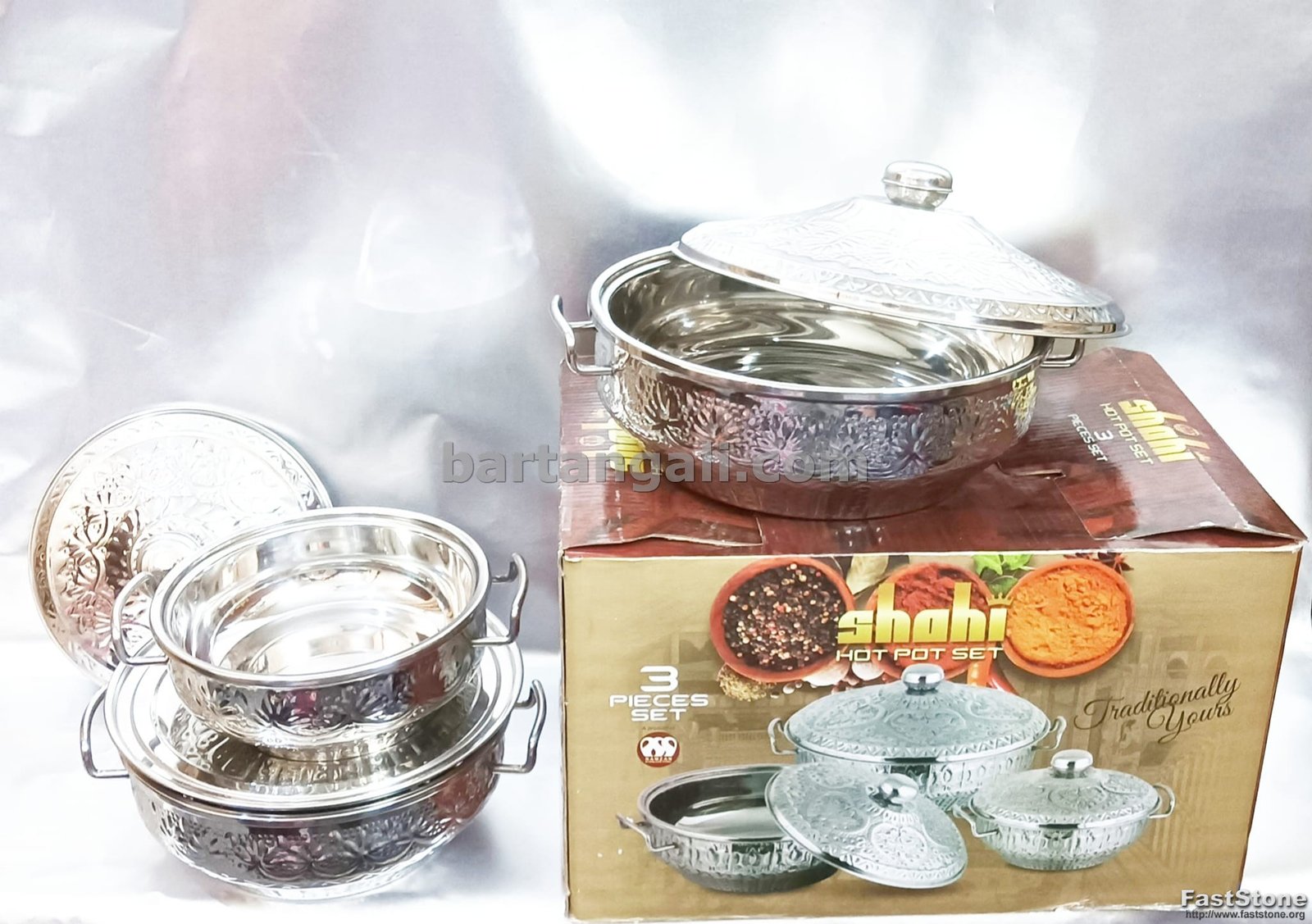 steel shahi hotpot  single and 3 ps set - Image 5