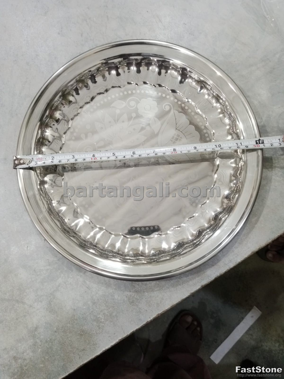 stainless steel Hyderabadi plater - Image 2