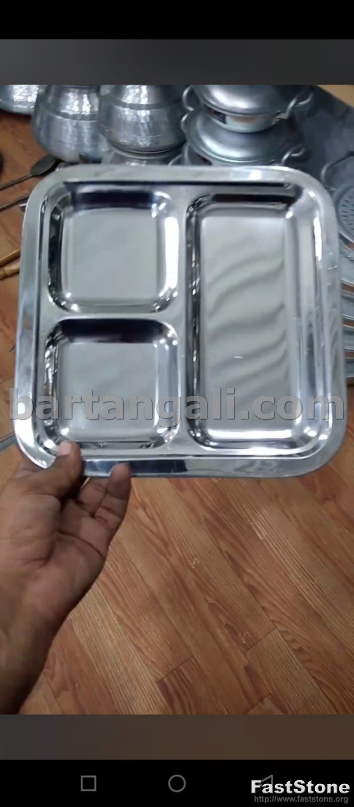 stainless steel portion plate - Image 5
