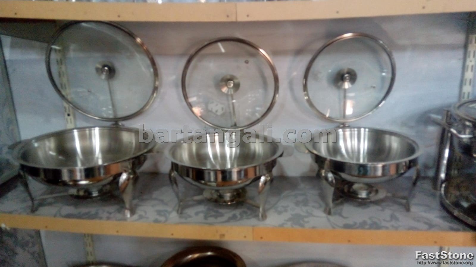 Steel buffet dishes for serving - Image 3
