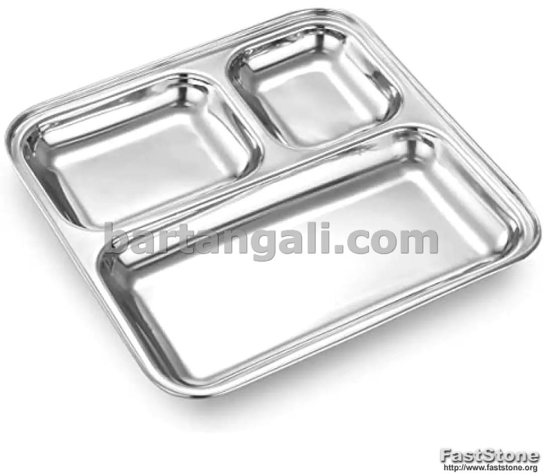 stainless steel portion plate - Image 4