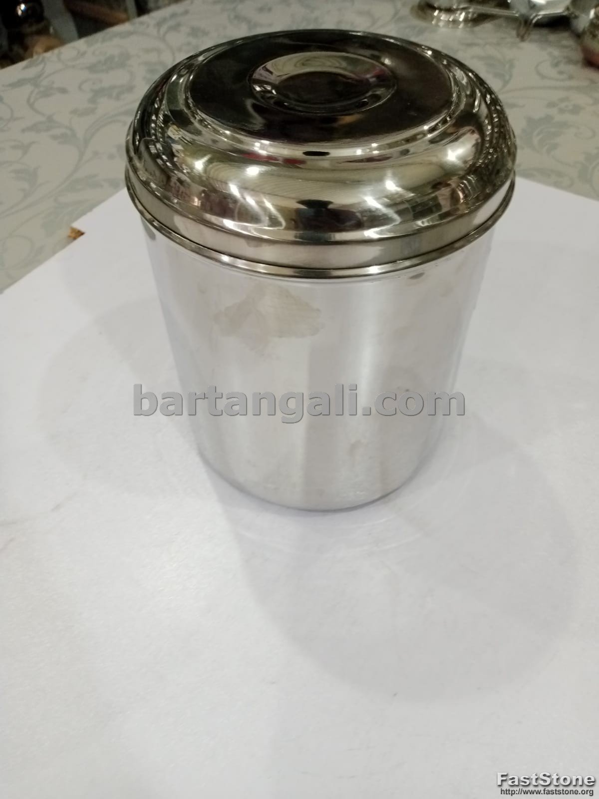 flour & rice storage box in steel - Image 6
