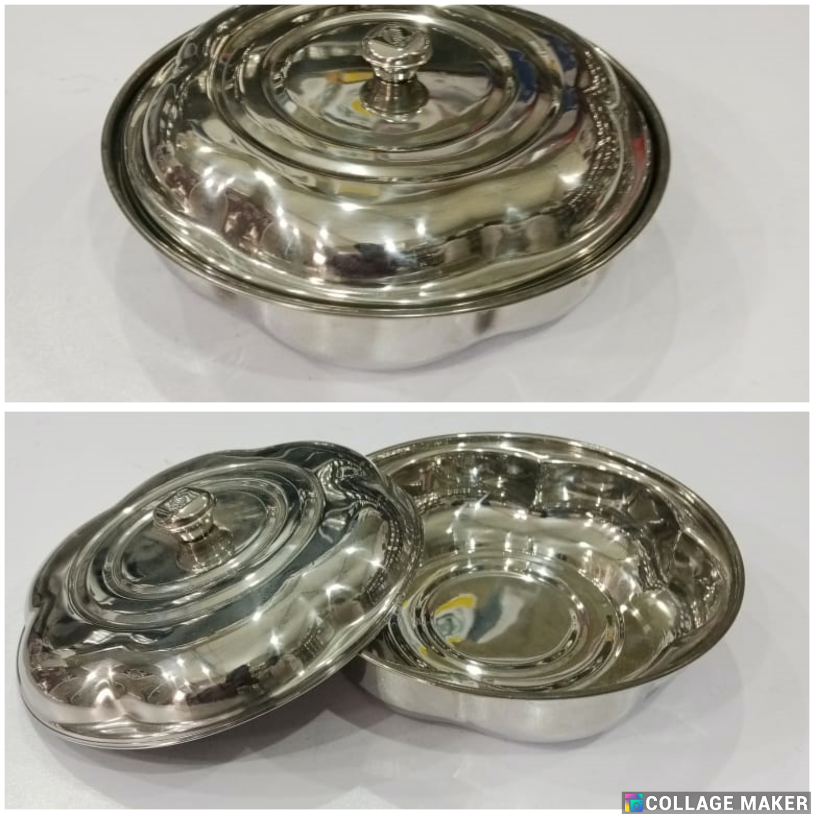 stainless steel chapati box - Image 4