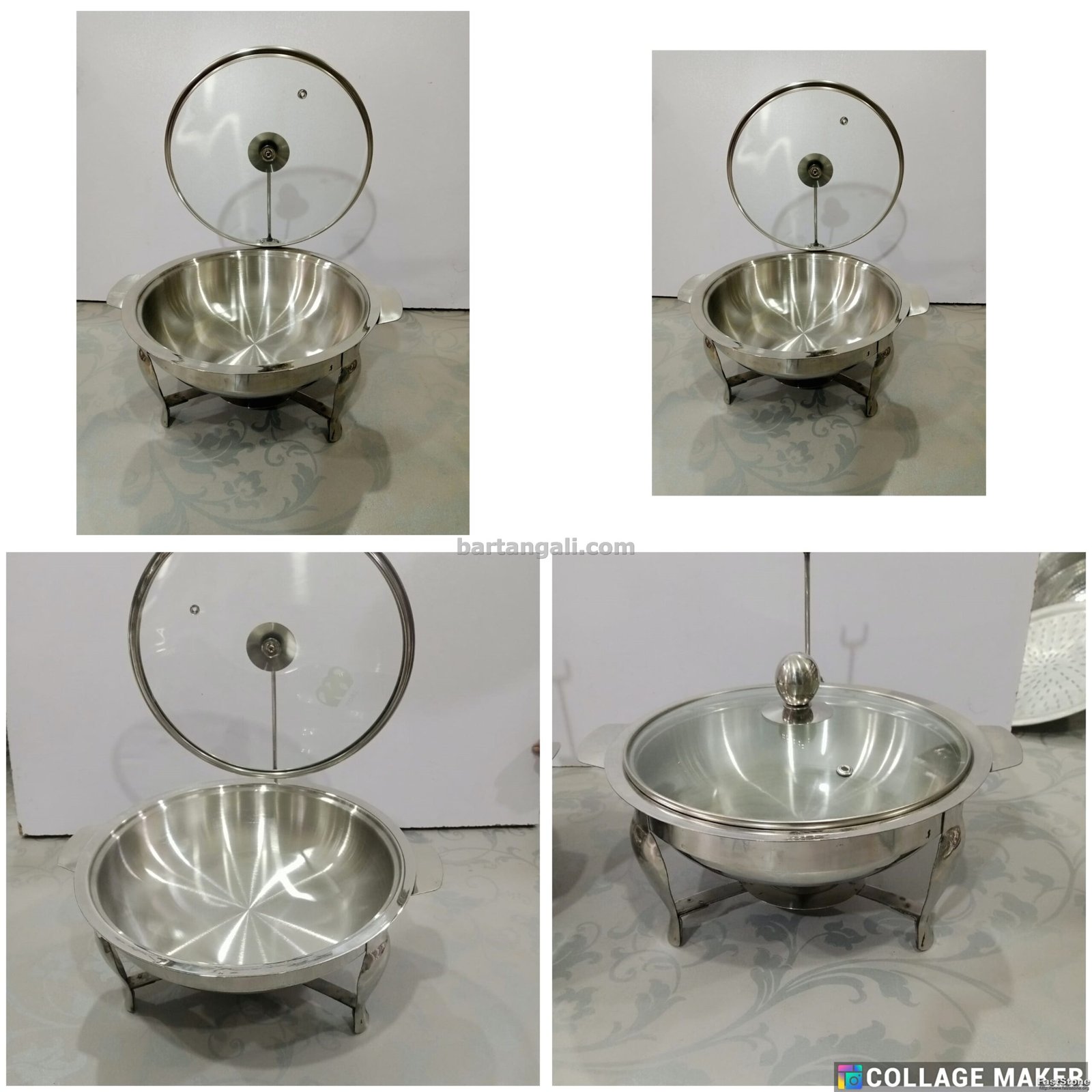 Steel buffet dishes for serving - Image 5