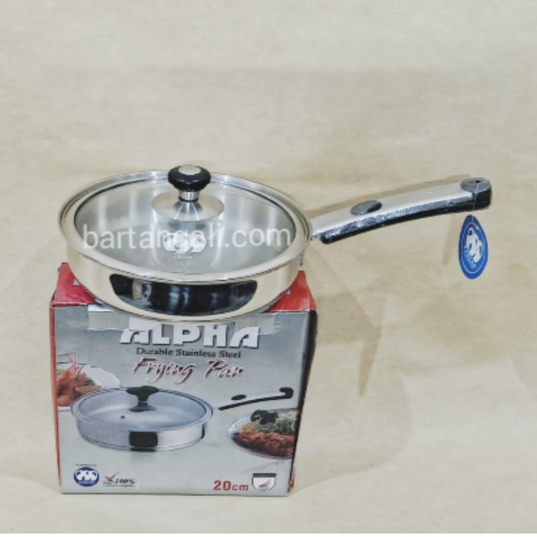 Steel double base fry pan - Image 2
