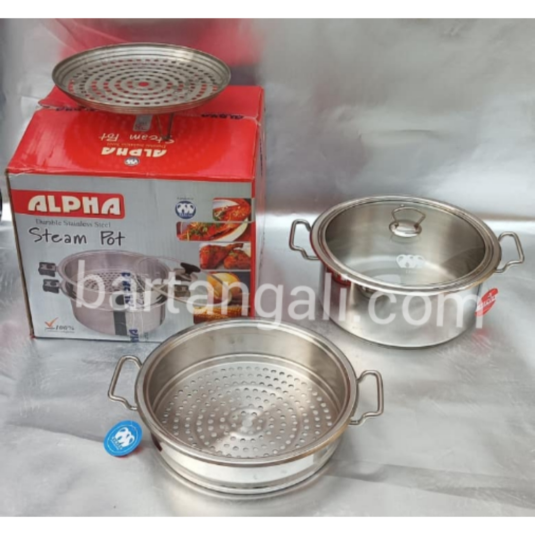 Steel double portion steamer - Image 2