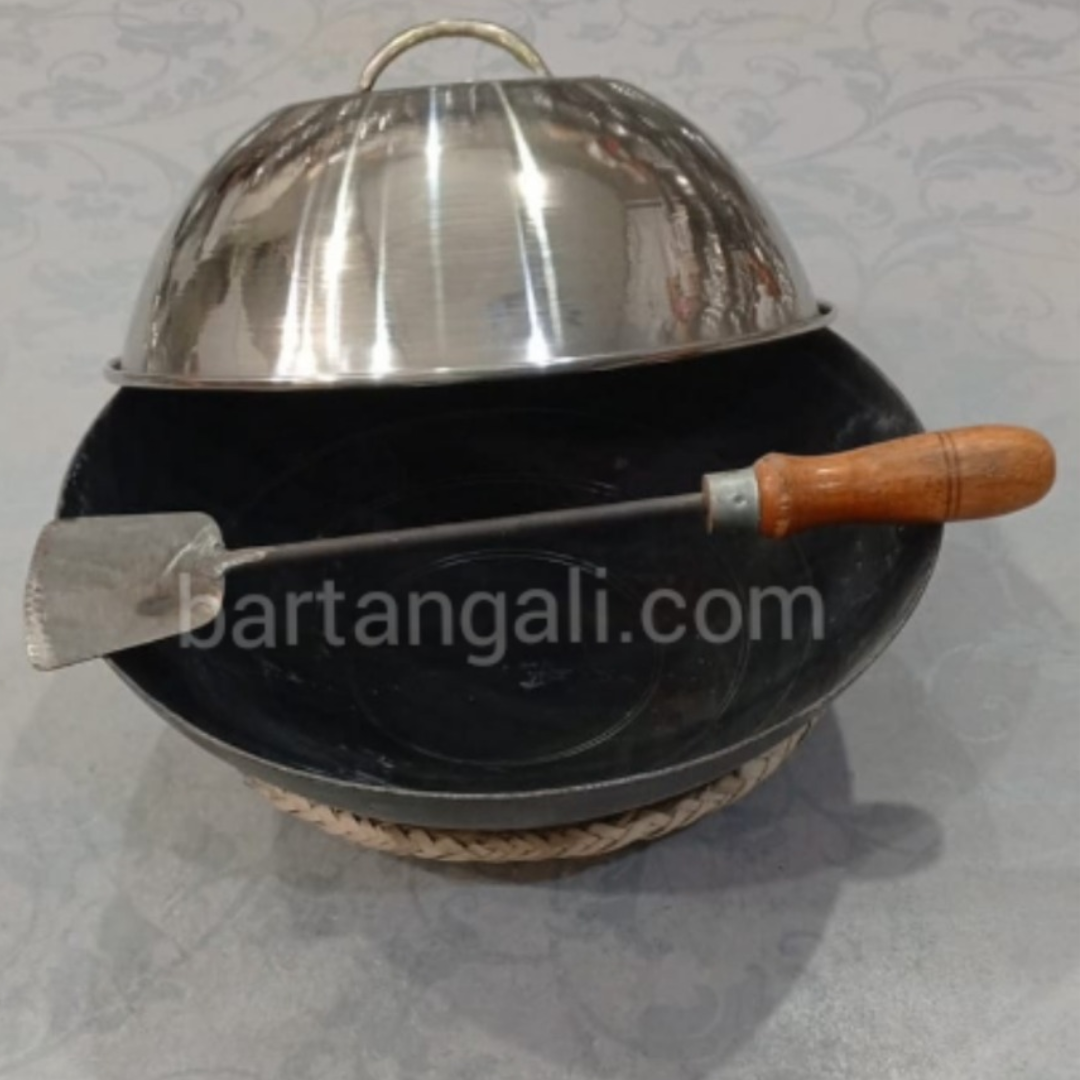 Koyla karahi for cooking and serving - Image 1