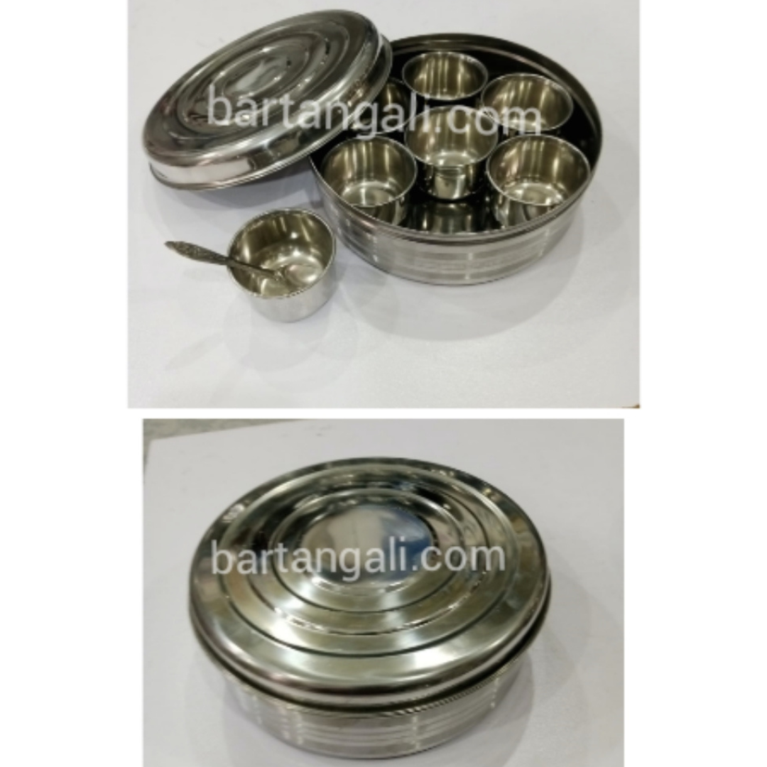 Steel masala box best quality - Image 1