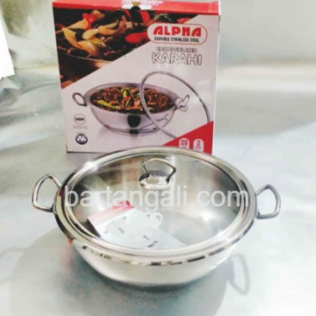 Steel karahi double base - Image 1
