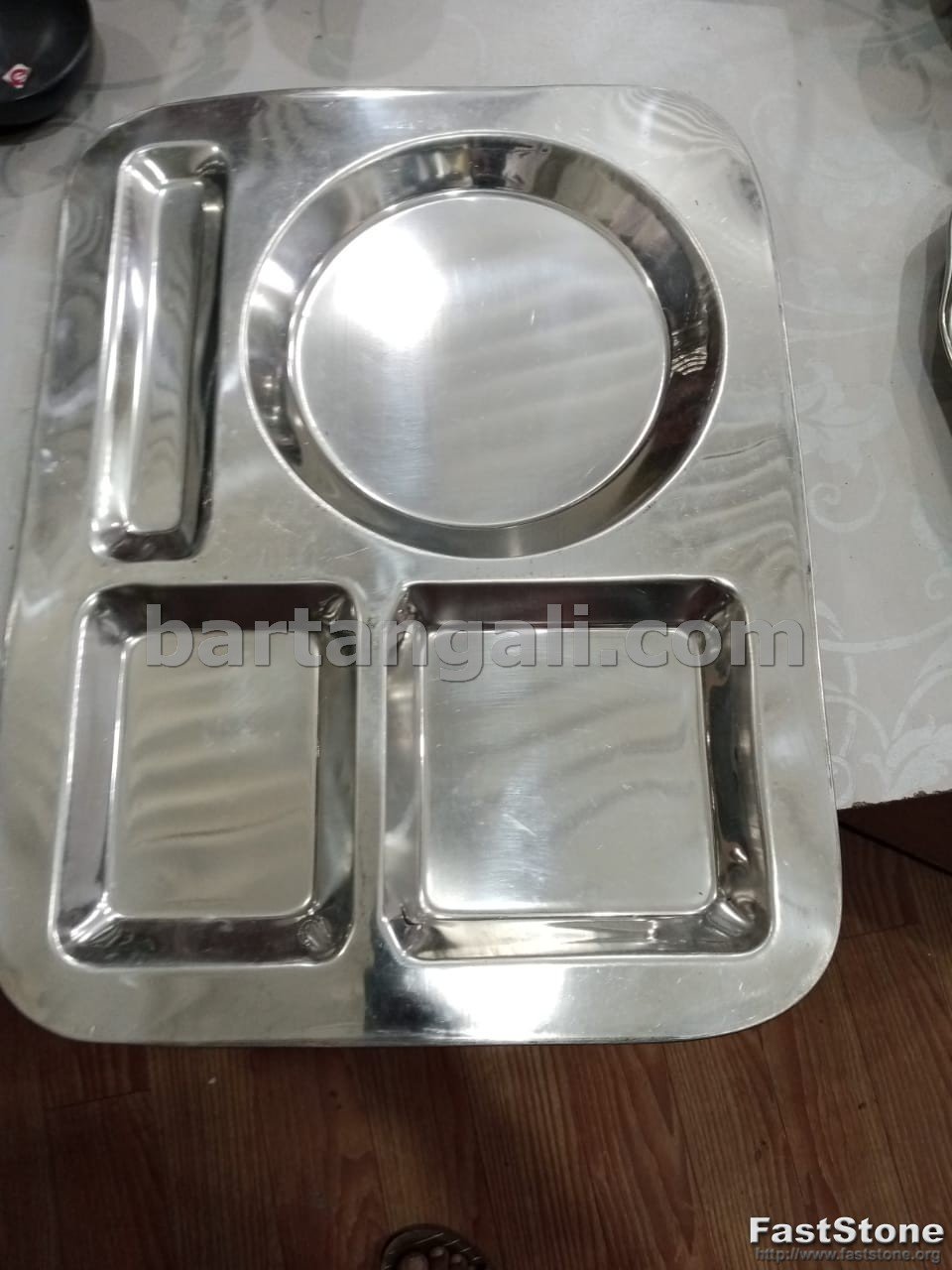 stainless steel portion plate - Image 2