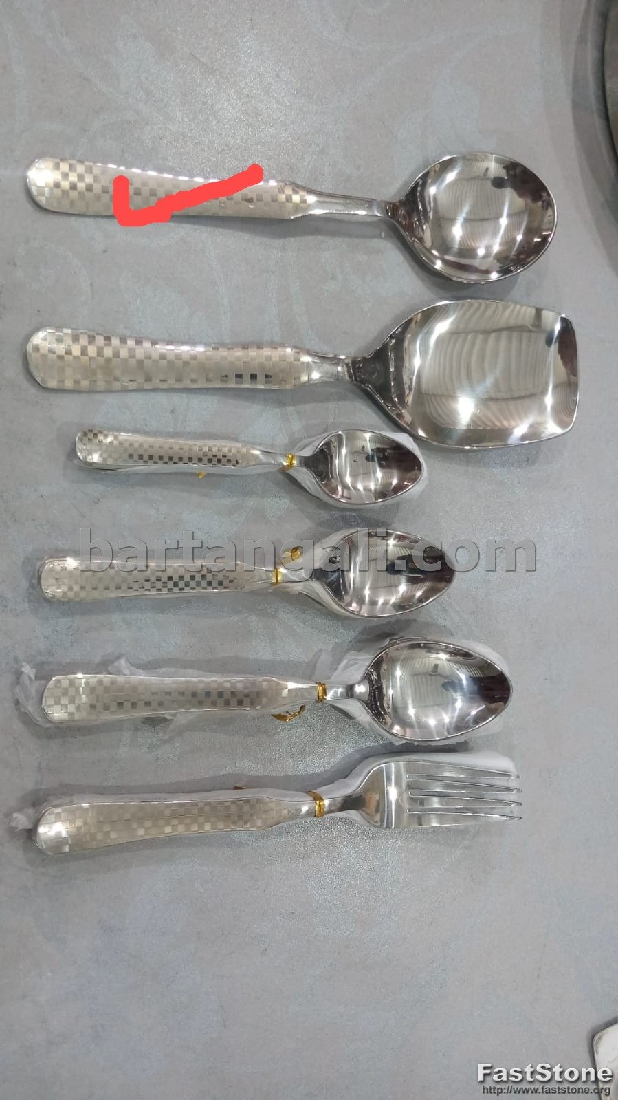 laser printed cutlery set 28 piece for 6 person - Image 8