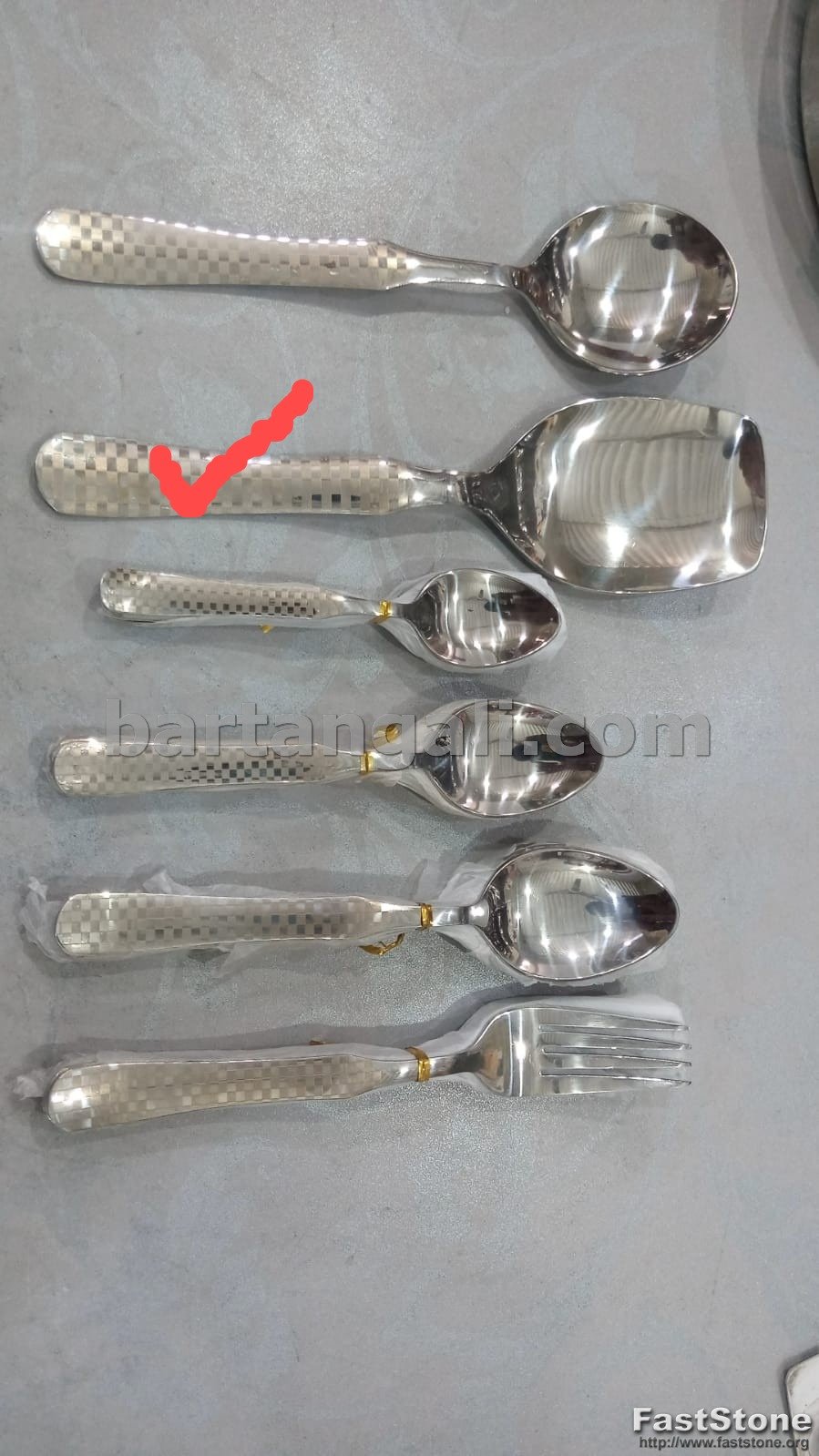 laser printed cutlery set 28 piece for 6 person - Image 7