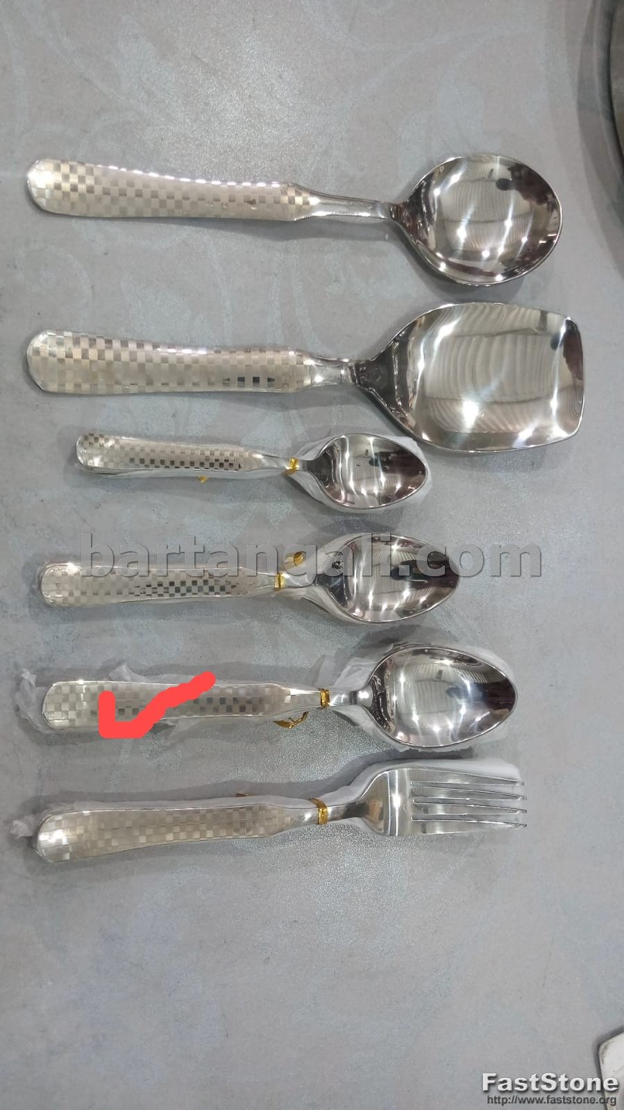 laser printed cutlery set 28 piece for 6 person - Image 2