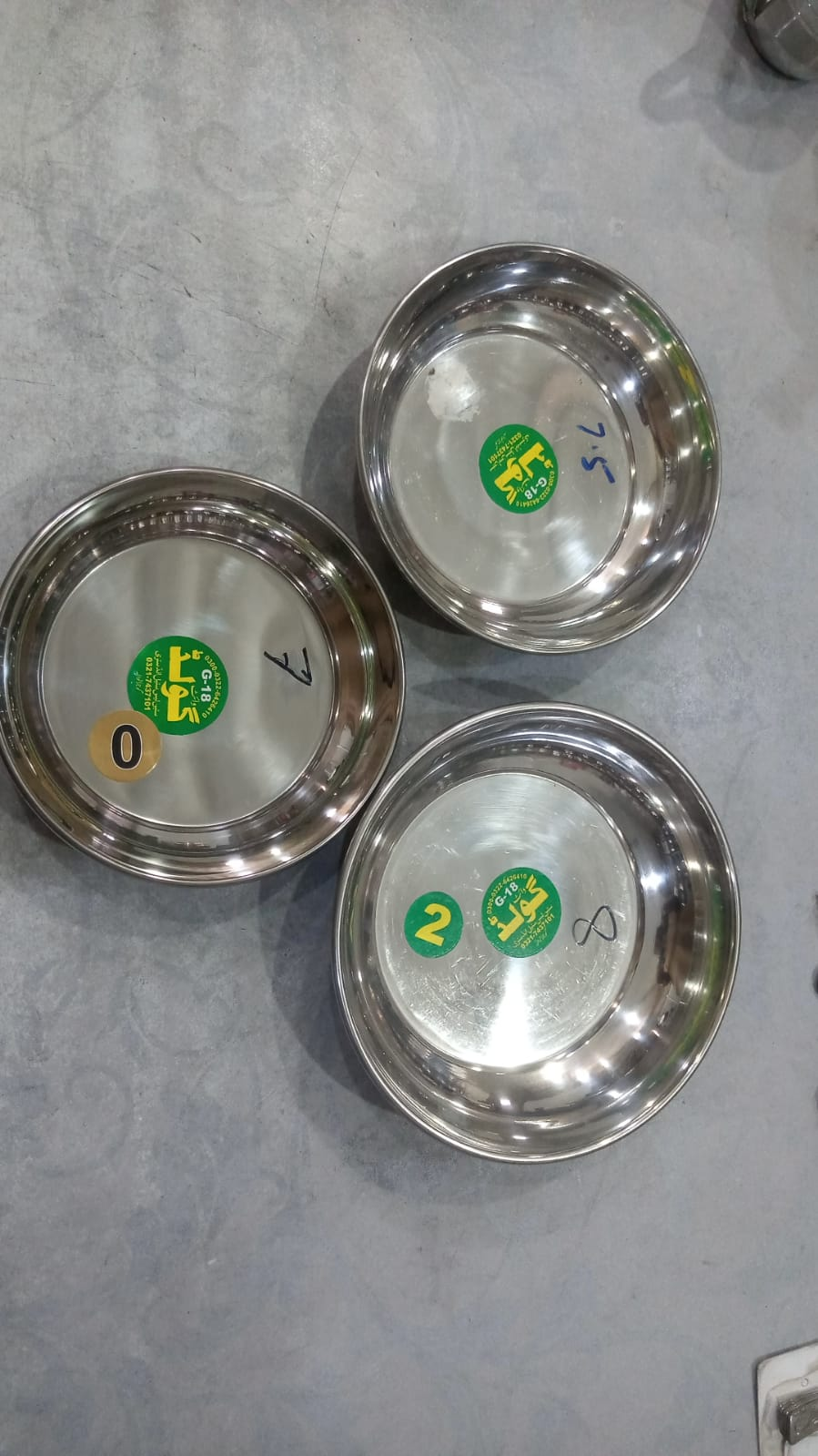 Steel deep plate for salan plate each - Image 4