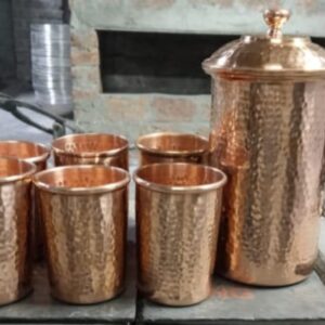 coper jag glass set made in india