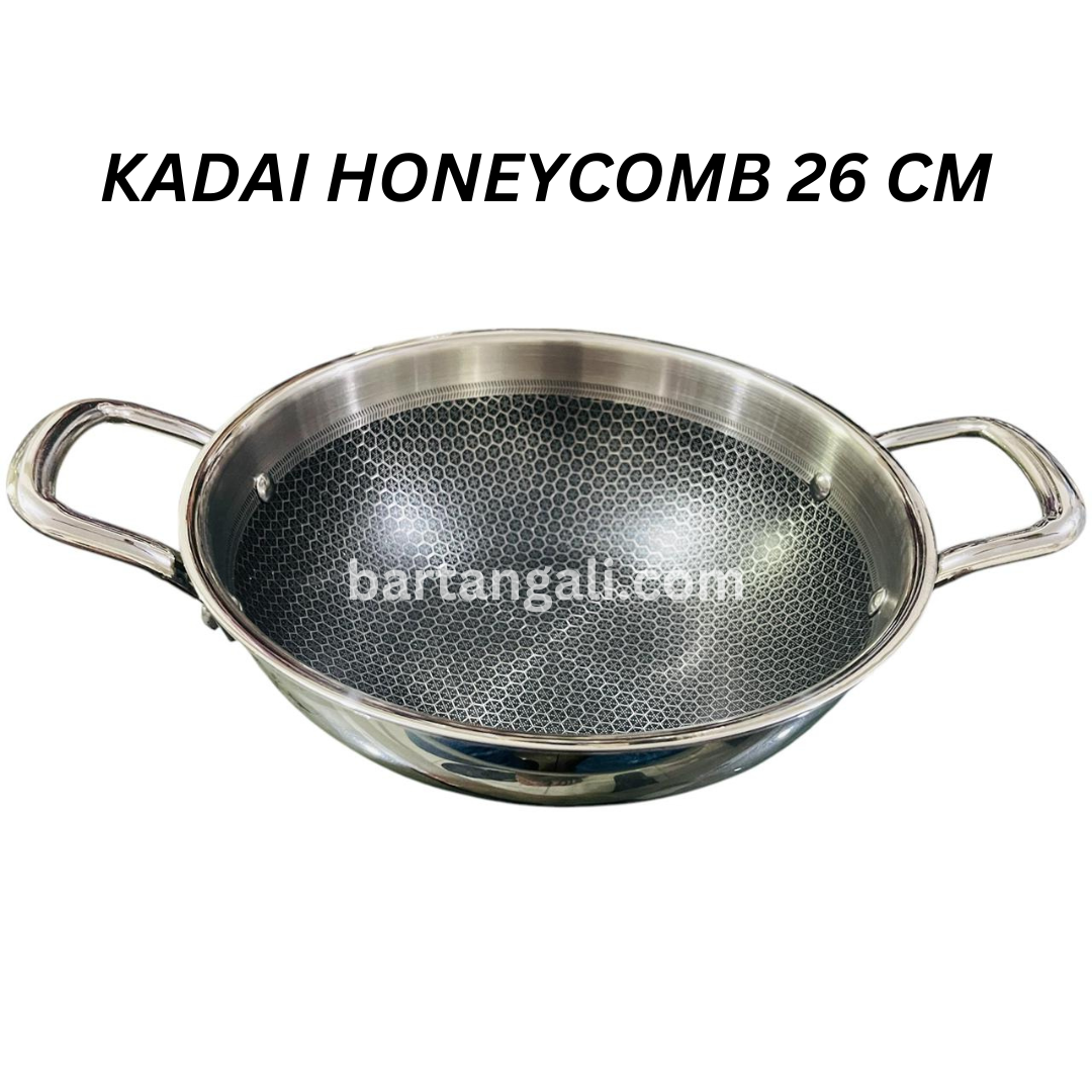 TRIPLY KADAI (HONEYCOMB) 24 CM & 26 CM - Image 3
